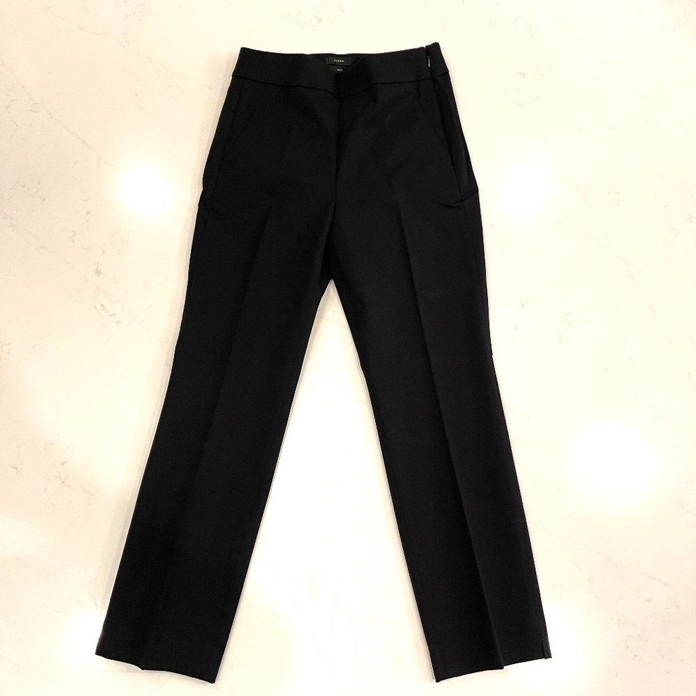 NWT : J Crew : Remi Pant Bi-Stretch Cotton Blend: Black 4